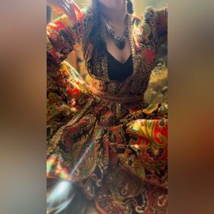 psychedelic 1970’s vintage pantsuit by Joseph Magnin